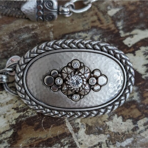 Brighton Retired Galadriel Chain Belt, Silver Plated, Size Small Women main image 10